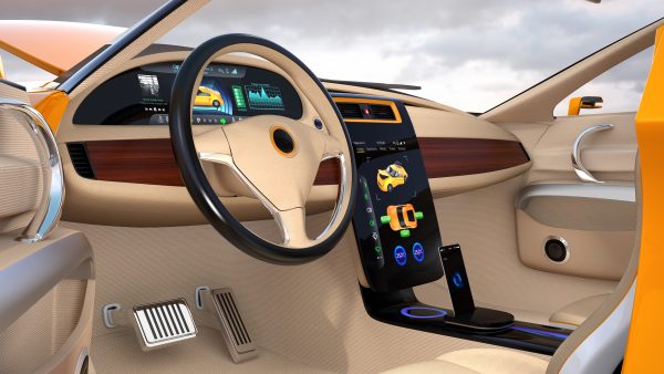 Electric vehicle center display Interface concept